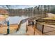 Stunning pond view with a walking bridge, great for neighborhood walks and dog walking! at 1208 Anora Dr, Apex, NC 27502