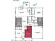 Layout featuring a spacious kitchen, cozy breakfast area, mudroom, and a primary bedroom suite with a luxurious bath at 1220 Opal Ln # 89, Durham, NC 27705