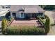 Aerial view showcasing the home's deck, screened porch, and landscaped backyard, ideal for entertaining at 17 Beckwith Ave, Clayton, NC 27527