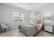 Serene bedroom featuring a comfortable bed, a neutral color palette, and ample natural light at 173 Monteith Dr, Chapel Hill, NC 27516