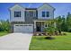 Charming two-story home featuring a welcoming entrance, a two car garage and landscaped front yard at 1803 Ballard Rd # Holly Craftsman, Fuquay Varina, NC 27526