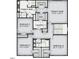 Upstairs floor plan featuring an owner's suite, three additional bedrooms, and a convenient laundry room at 1803 Ballard Rd # Holly Craftsman, Fuquay Varina, NC 27526
