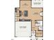 Detailed first-floor plan with a cafe, kitchen, Gathering room, garage, and smart delivery center at 1803 Ballard Rd # Holly Craftsman, Fuquay Varina, NC 27526