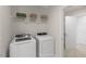 Convenient laundry room featuring a washer and dryer at 1849 Ballard Rd # Holly Georgian, Fuquay Varina, NC 27526