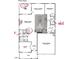 First-floor plan featuring a two-car garage, open kitchen and dining, great room, study, and a bedroom with bathroom at 2004 Skipping Stone Dr # 165, Durham, NC 27705