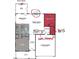 Layout of the first floor showing kitchen, breakfast room, great room, dining room, and 2 car garage at 2020 Skipping Stone Dr # 161, Durham, NC 27705
