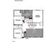 Second floor layout with primary bedroom, loft, bathroom, and two additional bedrooms with bathroom at 2020 Skipping Stone Dr # 161, Durham, NC 27705