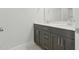 Bathroom with double sink vanity and granite countertop offering style and functionality at 22 Whistling Way # 18, Lillington, NC 27546