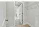 Walk-in closet featuring a decorative patterned floor at 22 Whistling Way # 18, Lillington, NC 27546