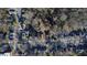 Overhead view of a residential neighborhood with tree-lined streets and well-maintained homes at 306 N Driver St, Durham, NC 27703
