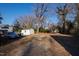 Spacious backyard with a shed, offering ample parking and potential for outdoor activities at 306 N Driver St, Durham, NC 27703