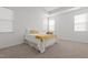 Cozy primary bedroom with comfortable carpet, neutral walls, and ample natural light at 366 Tormore Dr, Sanford, NC 27330