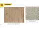 Flooring samples featuring shaw layton lake driftwood LVP and shaw avery circle champagne toast carpet at 48 Longdale Dr, Graham, NC 27253