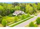 Spacious home with fenced yard surrounded by lush greenery, mature trees, and a well-manicured lawn at 5040 Shakori Trl, Chapel Hill, NC 27707