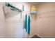 Bright walk-in closet with shelving is ready for all your storage needs at 505 Marthas View Way, Wake Forest, NC 27587