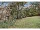 Well maintained backyard with mature landscaping at 5613 Ashton Dr, Raleigh, NC 27612