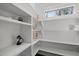 Organized pantry with lots of shelving and storage for your essentials at 608 Dowd St, Durham, NC 27701