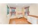 Dining room with hardwood floors, natural light, and charming decor at 636 Palmer Dr, Sanford, NC 27330