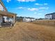 Large fenced backyard, great for outdoor activities and relaxation with neighbors in view at 724 Bracklyn Ave, Zebulon, NC 27597