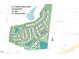 Neighborhood map showcasing homesites, ponds, walking trails, and community amenities at 8713 Wardle Ct, Raleigh, NC 27616