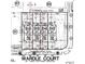Real estate plot plan featuring multiple houses at Wardle Court with listed square footage and acreage at 8713 Wardle Ct, Raleigh, NC 27616