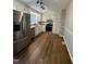 Bright kitchen featuring stainless steel appliances, modern countertops, and ample cabinet space at 100 N 6Th St, Erwin, NC 28339