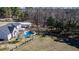 Beautiful home with a swimming pool, backyard bar, and a large private lot at 105 Glasgow Dr, Clayton, NC 27520