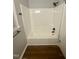 Clean and well-maintained shower with modern fixtures, providing a comfortable and efficient bathing experience at 128 Warren Ave, Oxford, NC 27565