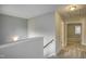 Hallway with view of staircase and bedroom at 1354 Red Bud Ct, Wake Forest, NC 27587