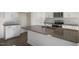 Charming kitchen with granite counters, stainless appliances and white cabinets at 2573 Summersby Dr, Mebane, NC 27302