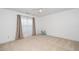 Neutral bedroom featuring plush carpet, one window for light, and neutral walls at 378 Oak Alley Trl, Clayton, NC 27527