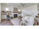 Inviting living room with a fireplace, hardwood floors, and neutral decor at 3913 Berkeley Town Ln, Fuquay Varina, NC 27526