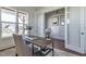 Inviting home office featuring a wooden desk, contemporary decor, and bright natural light at 3913 Berkeley Town Ln, Fuquay Varina, NC 27526