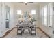 Bright home office featuring a stylish desk, modern decor, and ample natural light at 3913 Berkeley Town Ln, Fuquay Varina, NC 27526
