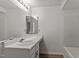 Bathroom featuring neutral walls and a white countertop and sink at 402 Shannonford Ct, Wake Forest, NC 27587