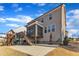 Backyard exterior featuring a deck, a screened porch, and a playset at 525 Marion Hills Way, Knightdale, NC 27545