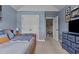 Serene bedroom with easy access to both closets and the bathroom at 690 Hawthorne Pl, Creedmoor, NC 27522