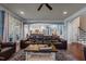 Spacious open living area with hardwood floors, archways, and recessed lighting at 690 Hawthorne Pl, Creedmoor, NC 27522
