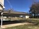 The carport of a house is shown with the garage in the background at 8510 Polaris Dr, Bahama, NC 27503