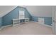 Unique bedroom with built in desk space and carpeted floor at 8712 New River Cir, Raleigh, NC 27603
