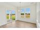 Bright breakfast area with sliding glass doors and large windows offering scenic views at 124 Willow Cameron Way, Angier, NC 27501