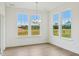 Breakfast area with large windows allowing ample natural light and great views at 124 Willow Cameron Way, Angier, NC 27501