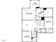 Second floor of the floorplan featuring a loft area and a primary suite with an attached bath at 124 Willow Cameron Way, Angier, NC 27501
