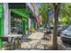 Charming street view with outdoor seating and vibrant storefronts, great for local attractions at 124 Willow Cameron Way, Angier, NC 27501
