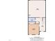 Floor plan showing bedroom layout with garage and bathroom at 1723 Starlit Sky Ln, Cary, NC 27519