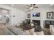 Comfortable living space with a cozy fireplace and stylish furniture at 20 Eagle Crest Court Way # Holly Farmhouse, Lillington, NC 27546