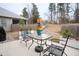 Cozy backyard patio with outdoor seating perfect for relaxing or entertaining guests in the home's outdoor space at 207 Kinnakeet Dr, Durham, NC 27704