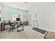 Bright office space featuring a desk and treadmill at 2504 Georgianna Dr, Wake Forest, NC 27587