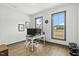Home office featuring natural light from two windows; the perfect space for work and productivity at 2504 Georgianna Dr, Wake Forest, NC 27587