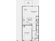 Detailed floorplan displaying layout of the first floor rooms at 268 Sweetbay Tree Dr, Wendell, NC 27591